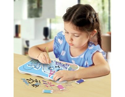 Quercetti Play Creativo String Art Animals kreslenie pomocou nití a kolíčkov