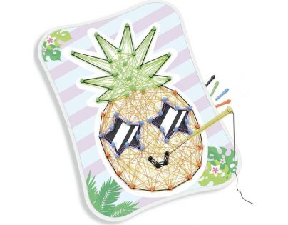 Quercetti Play Creativo String Art Fancy kreslenie pomocou nití a kolíčkov