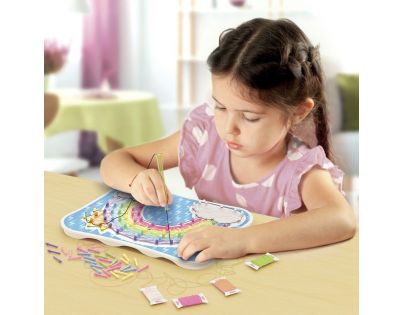 Quercetti Play Creativo String Art Fancy kreslenie pomocou nití a kolíčkov