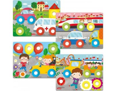 Quercetti Play Lab nuts & bolts boards Tabuľky so skrutkami a matičkami