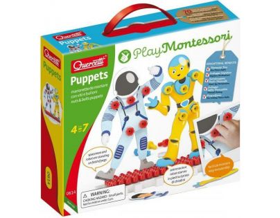Quercetti Puppets nuts & bolts puppets Postavičky so skrutkami a matičkami