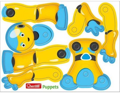 Quercetti Puppets nuts & bolts puppets Postavičky so skrutkami a matičkami