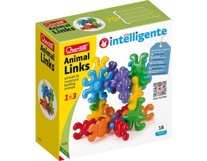 Quercetti Stavebnica pre najmenších Animal Links