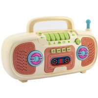 Rádio na baterie béžové 2
