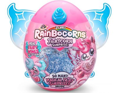 Zuru Rainbocorns Plyšový jednorožec s krídlami modrý roh