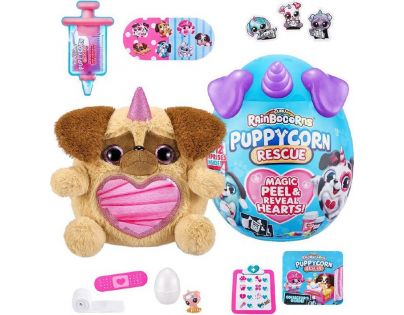 Zuru Rainbocorns S1 Chorý psík  fialový roh