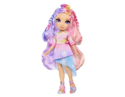 Rainbow High Air Brush bábika - fialové oči