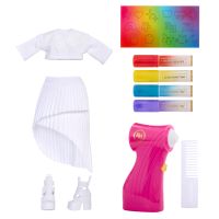 Rainbow High Air Brush bábika - fialové oči 4