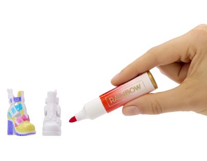 Rainbow High Air Brush bábika - fialové oči