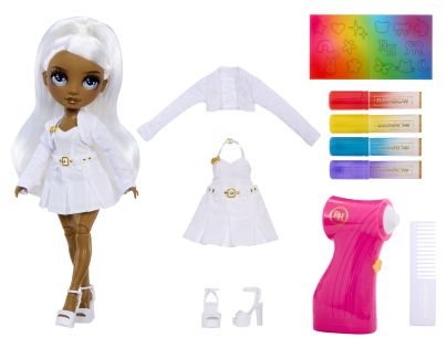 Rainbow High Air Brush bábika - sivé oči