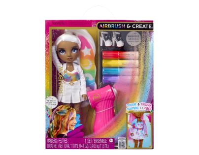 Rainbow High Air Brush bábika - sivé oči