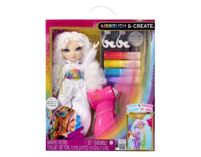 Rainbow High Air Brush bábika - zelené oči