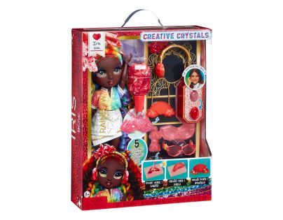 Rainbow High Creative Crystals bábika Iris Bow
