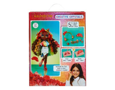 Rainbow High Creative Crystals bábika Iris Bow