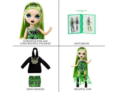 Rainbow High Fantastic fashion bábika Jade Hunter