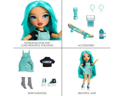 Rainbow High Fashion bábika New Friends Blu Brooks