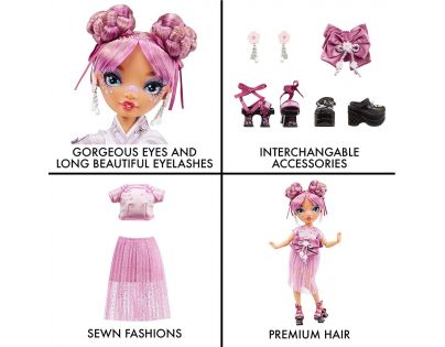 Rainbow High Fashion bábika s4 Lila Yamamoto
