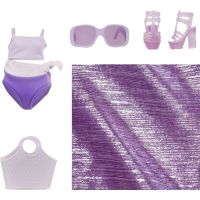 Rainbow High Fashion bábika v plavkách Violet Willow - Poškodený obal 2