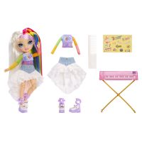 Rainbow High Junior Fashion bábika v rockovej kapele - Amaya 2