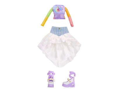 Rainbow High Junior Fashion bábika v rockovej kapele - Amaya