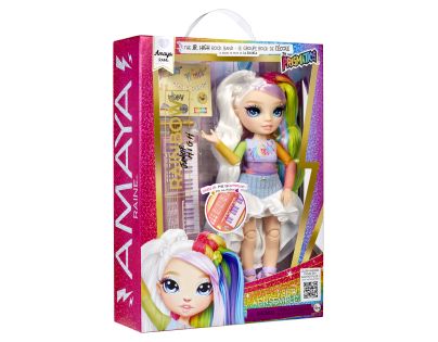 Rainbow High Junior Fashion bábika v rockovej kapele - Amaya