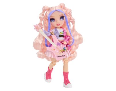 Rainbow High Junior Fashion bábika v rockovej kapele - Bella