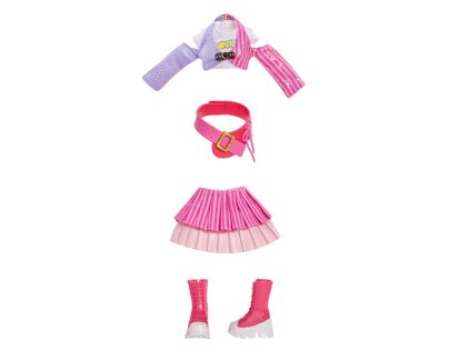 Rainbow High Junior Fashion bábika v rockovej kapele - Bella