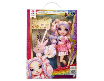 Rainbow High Junior Fashion bábika v rockovej kapele - Bella