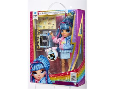 Rainbow High Junior Fashion bábika v rockovej kapele - Skyler - Poškodený obal