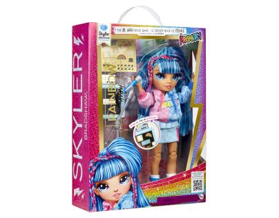 Rainbow High Junior Fashion bábika v rockovej kapele - Skyler - Poškodený obal