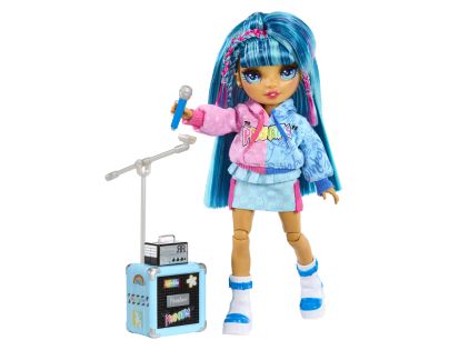 Rainbow High Junior Fashion bábika v rockovej kapele - Skyler