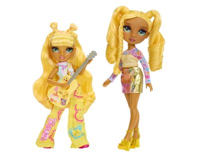 Rainbow High Junior Fashion bábika v rockovej kapele - Sunny