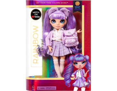 Rainbow High Junior Fashion bábika Violet Willow