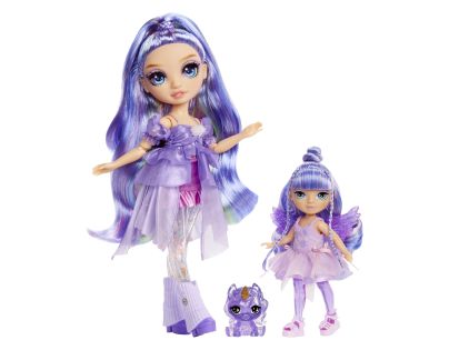 Rainbow High Malá sestrička víla - Amethyst (Purple)