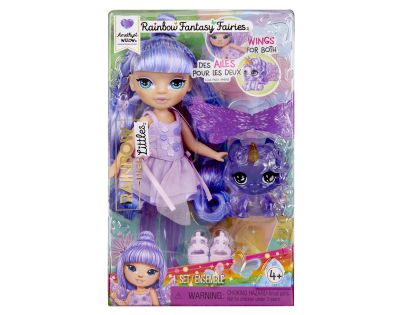 Rainbow High Malá sestrička víla - Amethyst (Purple)