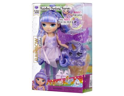 Rainbow High Malá sestrička víla - Amethyst (Purple)