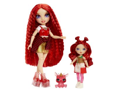 Rainbow High Malá sestřička víla - Apple (Red)