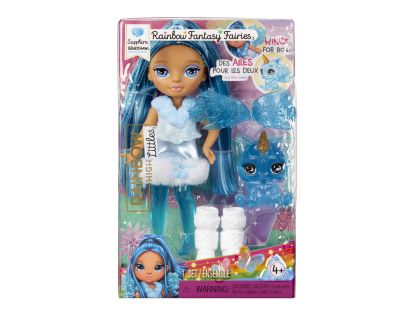 Rainbow High Malá sestřička víla - Sapphire (Blue)