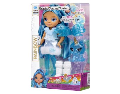 Rainbow High Malá sestřička víla - Sapphire (Blue)