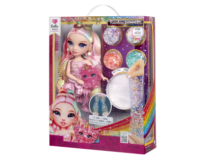 Rainbow High Bábika so slizom a trblietkami - Bella (pink)
