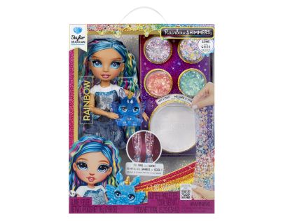 Rainbow High Bábika so slizom a trblietkami - Skyler (blue)
