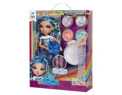 Rainbow High Bábika so slizom a trblietkami - Skyler (blue)