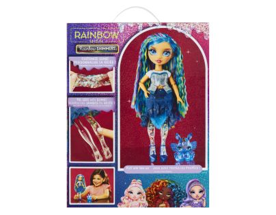 Rainbow High Bábika so slizom a trblietkami - Skyler (blue)
