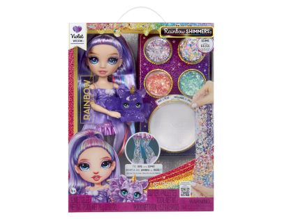 Rainbow High Bábika so slizom a trblietkami - Violet (purple)