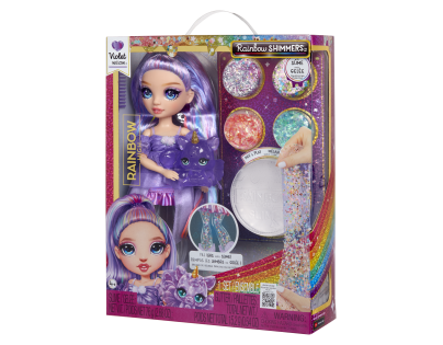 Rainbow High Bábika so slizom a trblietkami - Violet (purple)