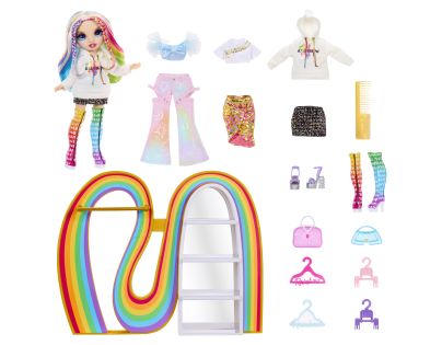 Rainbow High Šatník s bábikou