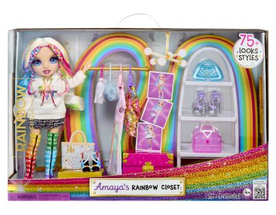 Rainbow High Šatník s bábikou