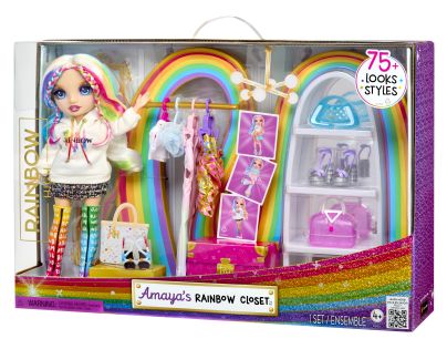 Rainbow High Šatník s bábikou