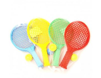 Toy Raketa plážová malá soft tenis farebný