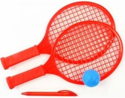 Toy Raketa plážová malá soft tenis farebný